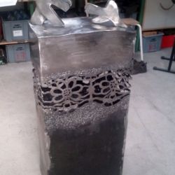 Sculpture Valais - 3e Âge de Fer - Catégorie : Fer - Titre : Couple - Vue de Face