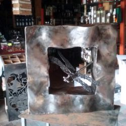 Sculpture Valais - 3e Âge de Fer - Catégorie : Fer - Titre : Libellule - Exposition permanente à la Guérite Monthey